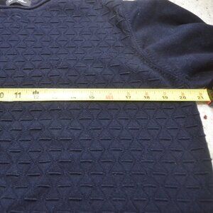 Clayton navy blue crew neck long sleeve size L